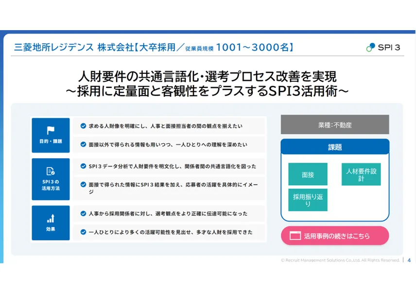 SPI３の活用事例